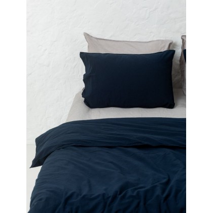Комплект білизни із вареної бавовни Leglo Mix Grey-Navy